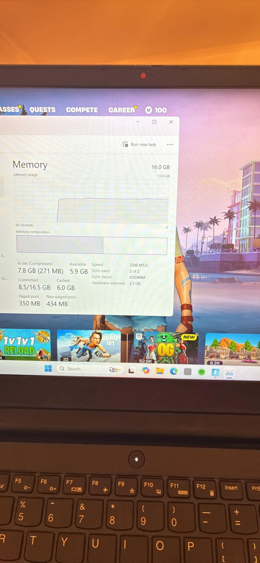 Gaming laptop