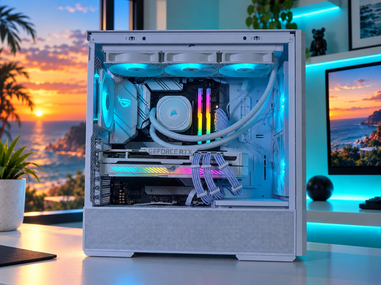 🌊 AZURE Gaming PC | RTX 3080 | Ryzen 7 5950X | 32GB RAM | 2TB NVME | WIFI + BT | FREE SHIPPING