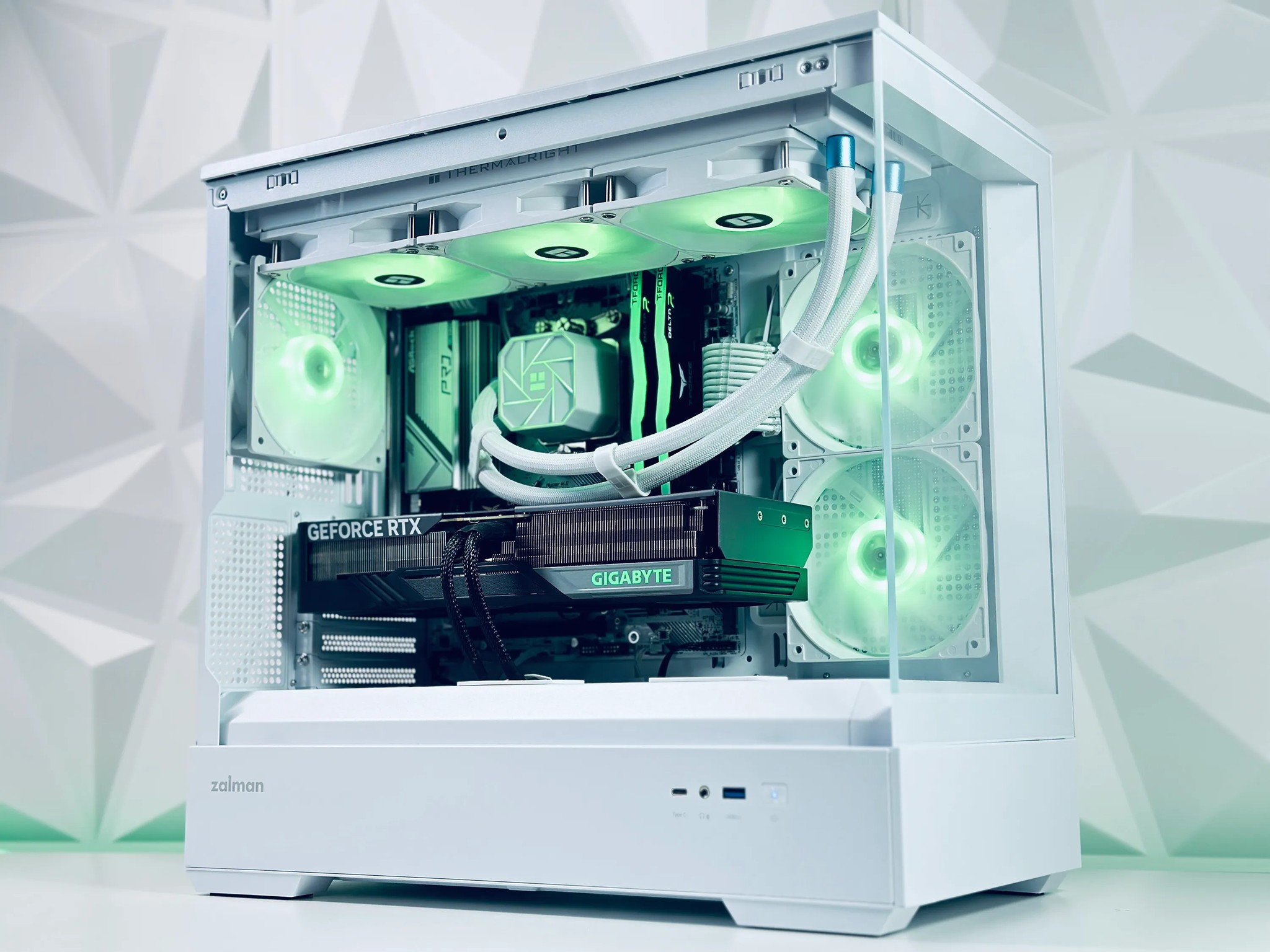 ☃️🌨️Liquid Cooled Gaming PC❄️Nvidia RTX 4070 12GB❄️AMD Ryzen 7 5800X 8 core❄️32GB DDR4❄️1TB NVME