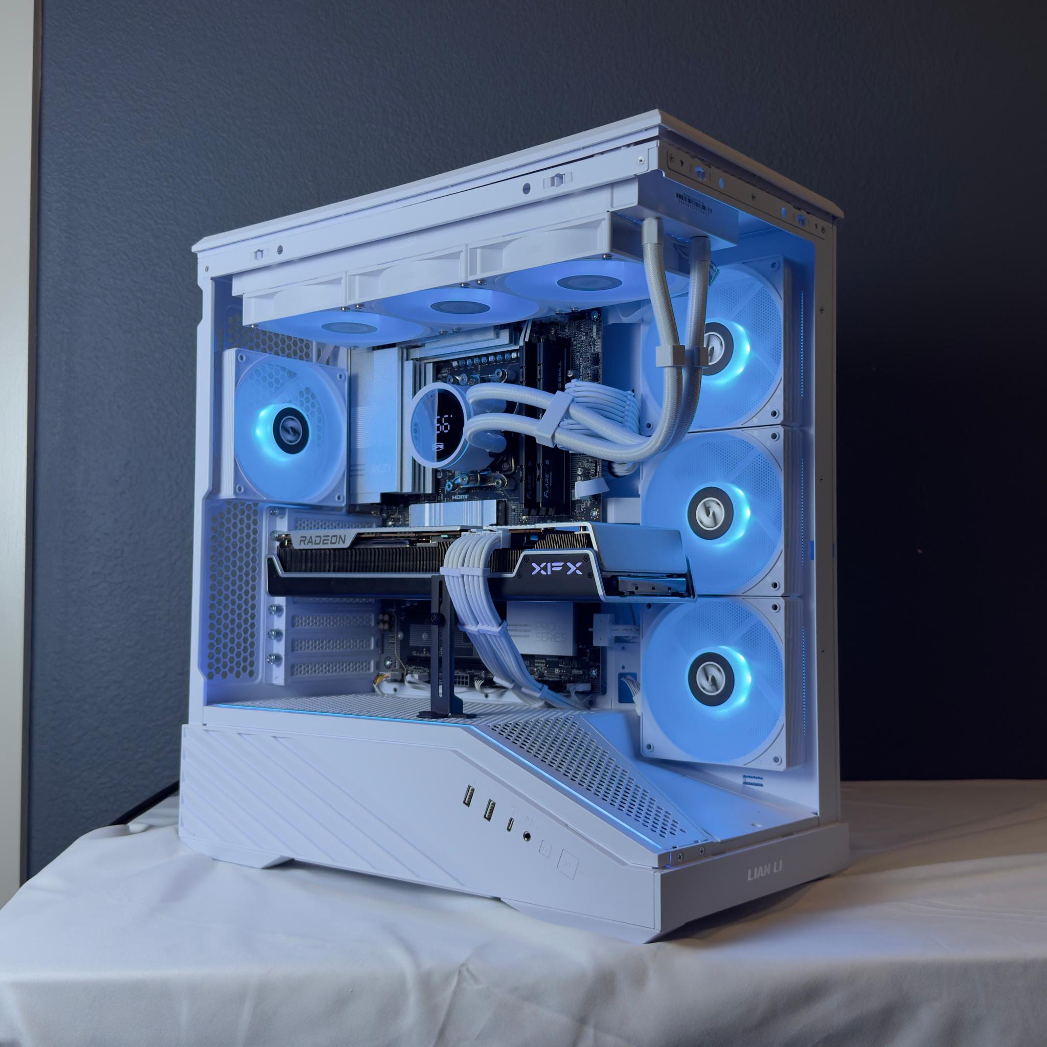 1440P/4K Gaming PC | 7900 XT 20 Gb | R7 7800X3D | 32 Gb DDR5 | 1 TB NVME | White Build