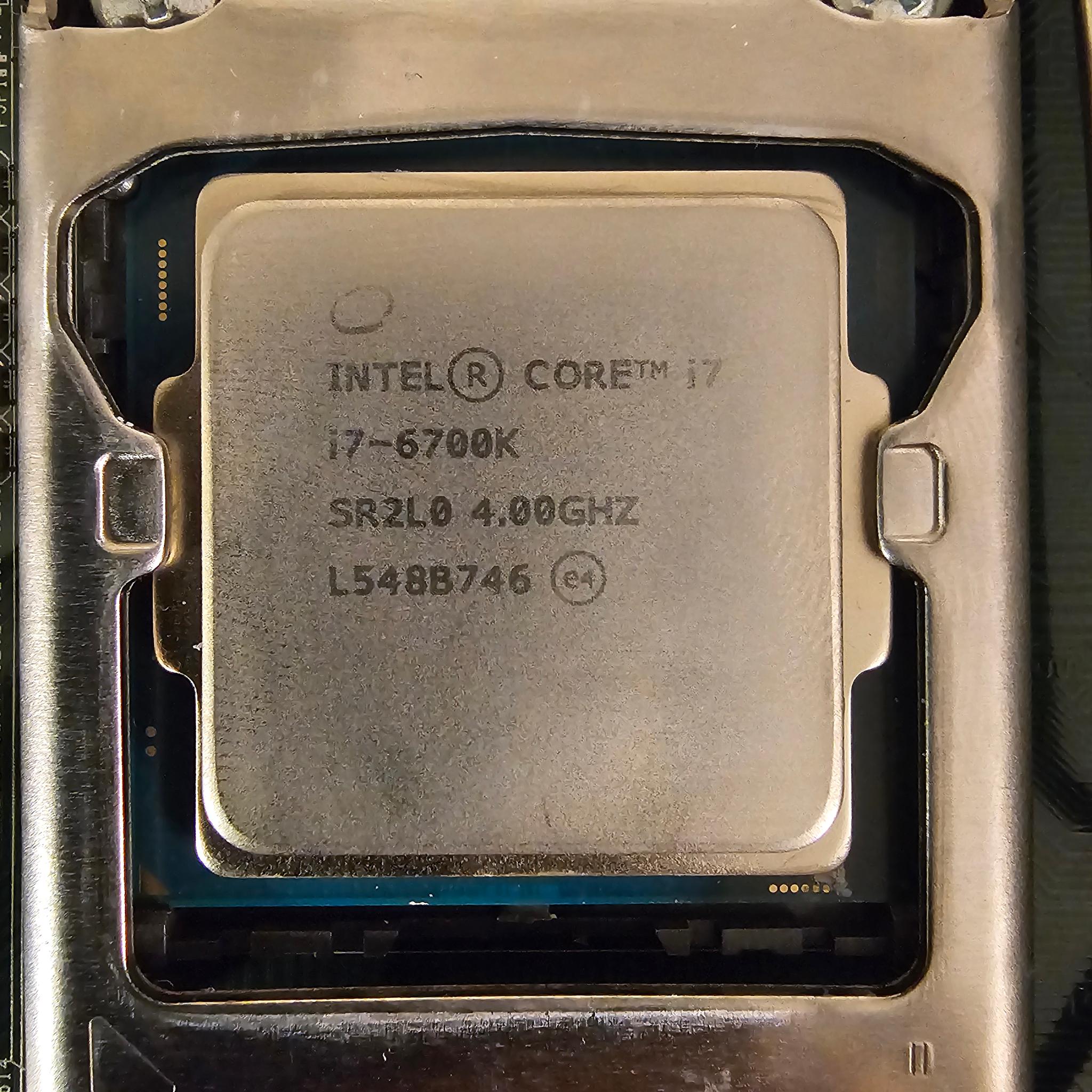 Intel I7- 6700k