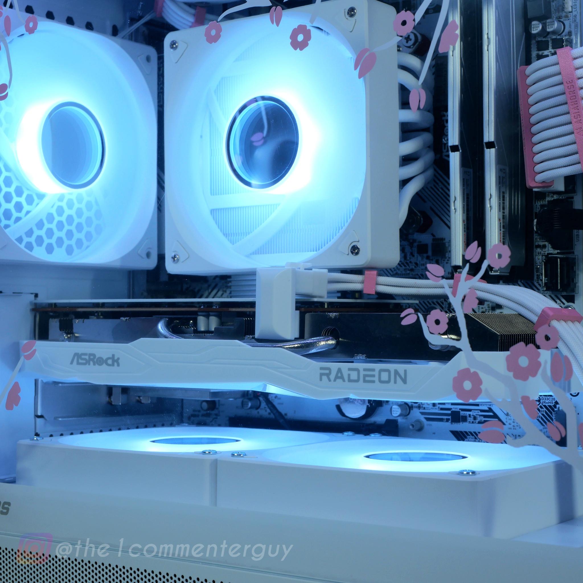 Lil Blossom 🌸|🤍 Ryzen 5600, RX 6600, 32gb ram, 1TB 4.0 nvme
