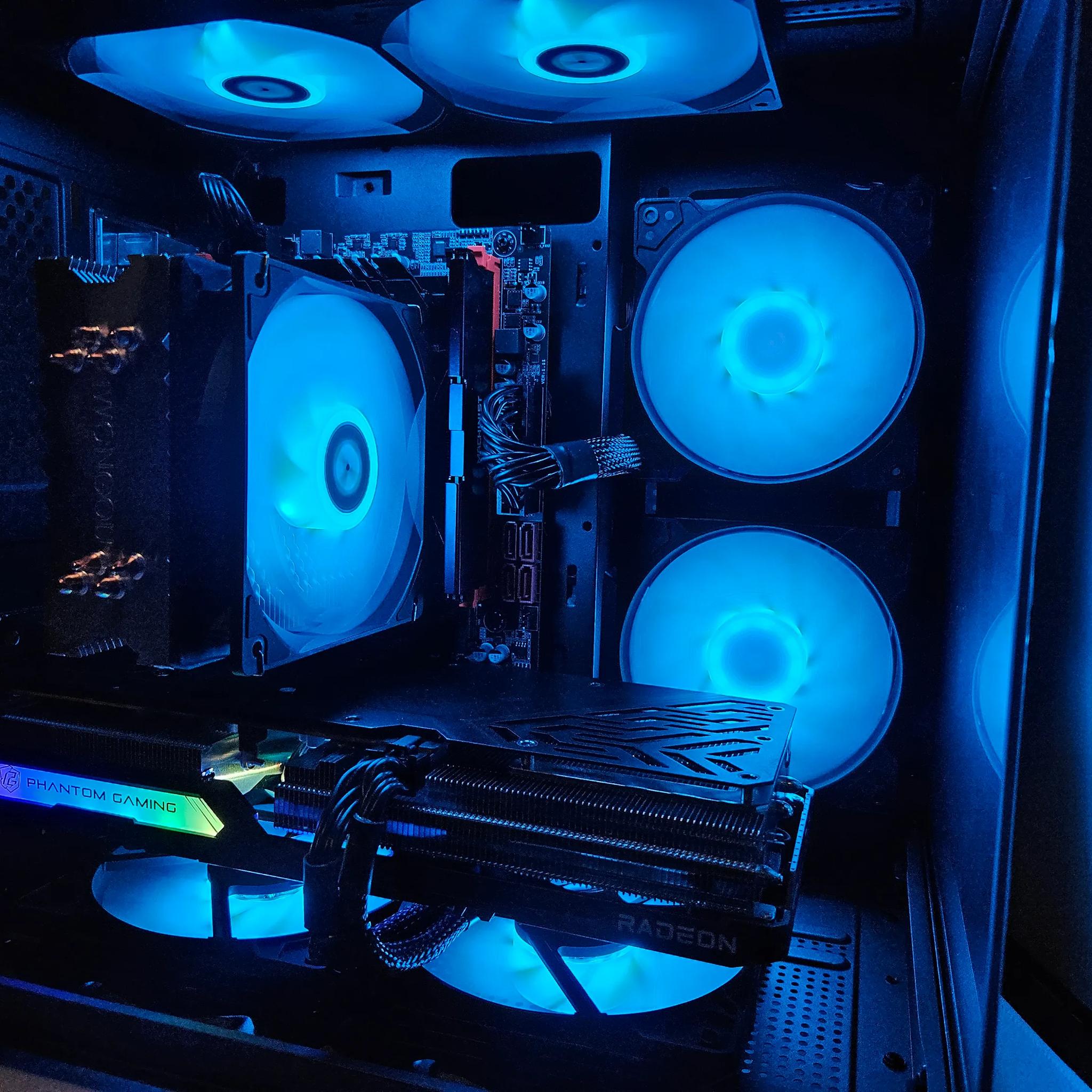 Dark Side Rig Intel 10 Core / 16GB DDR4 / 1TB SSD / RX 7600