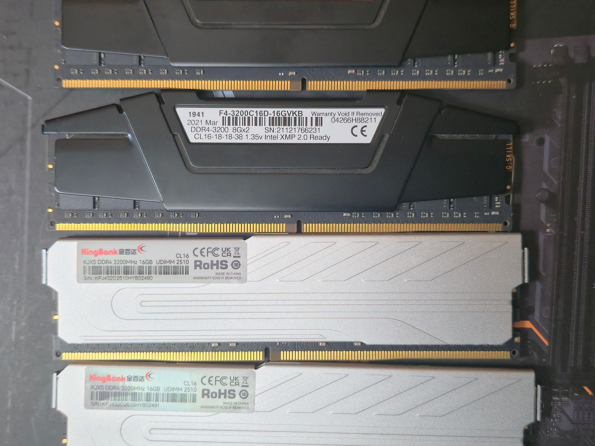 i5-11400 + B560M-Plus WiFi + 48Gb 3200 MHz DDR4 RAM