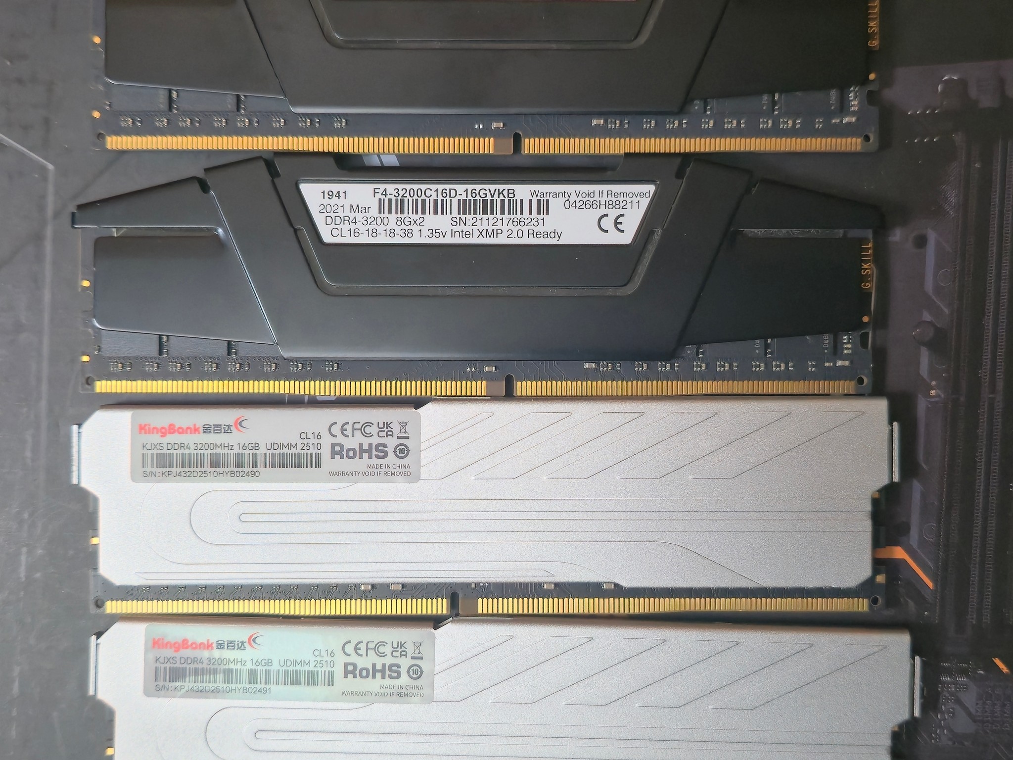 i5-11400 + B560M-Plus WiFi + 48Gb 3200 MHz DDR4 RAM