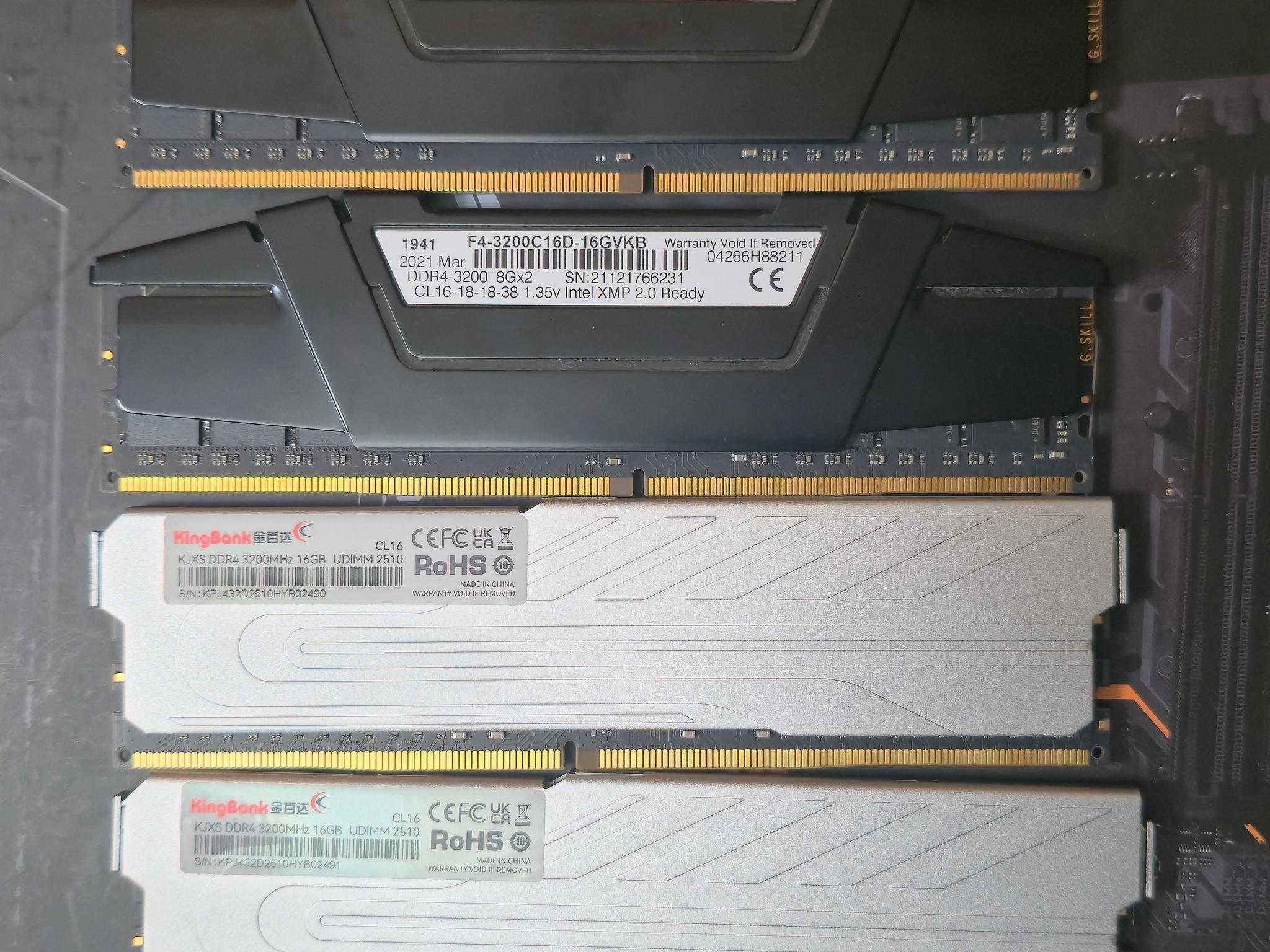 i5-11400 + B560M-Plus WiFi + 48Gb 3200 MHz DDR4 RAM