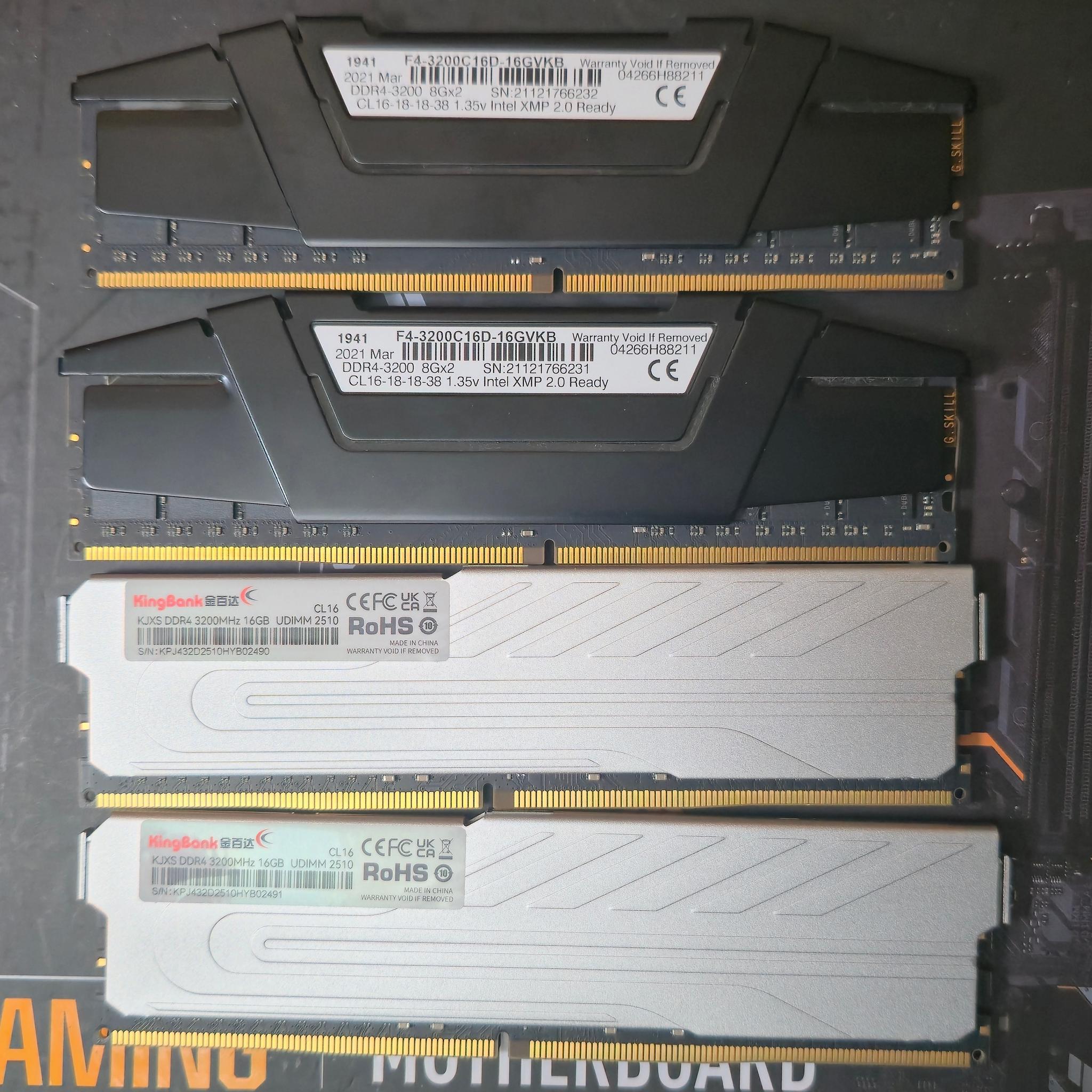 i5-11400 + B560M-Plus WiFi + 48Gb 3200 MHz DDR4 RAM