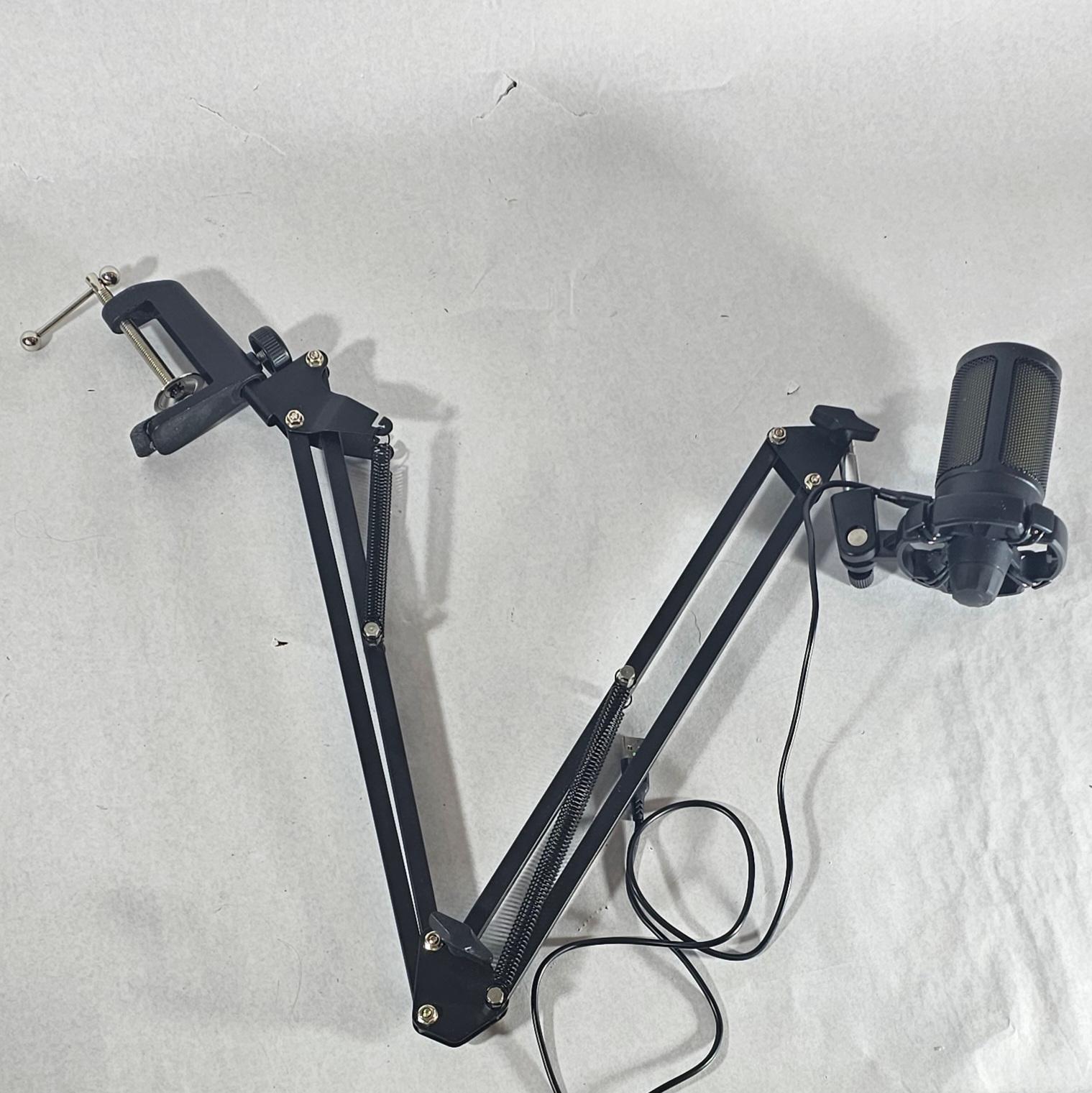 USB Microphone with Arm Stand and Shock Mount - Ready to Ship