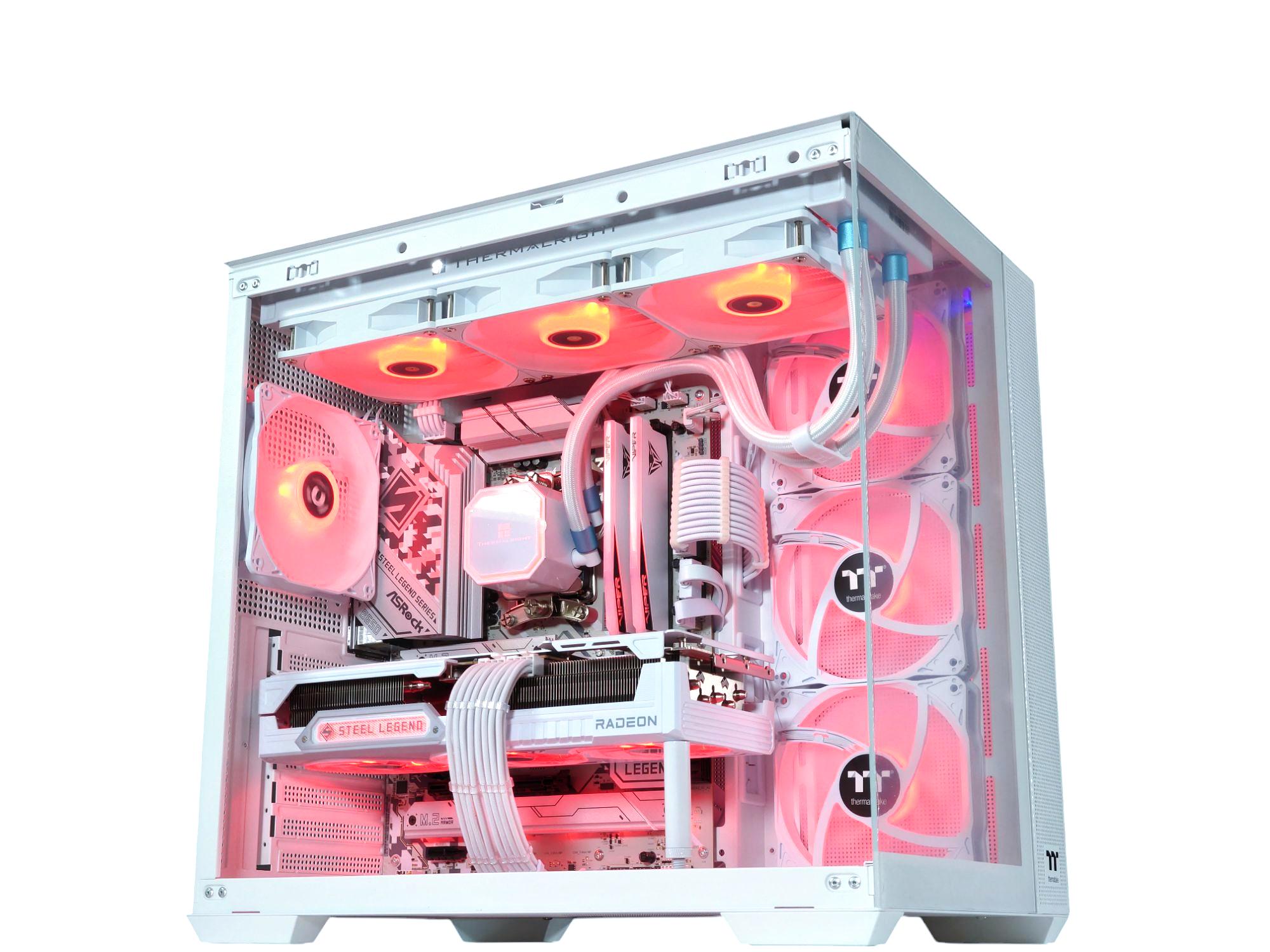 🏞️☁️Liquid Cooled Gaming PC❄️AMD RX 7900 GRE 16GB❄️AMD Ryzen 7 5800❄️32GB DDR4❄️1TB SSD