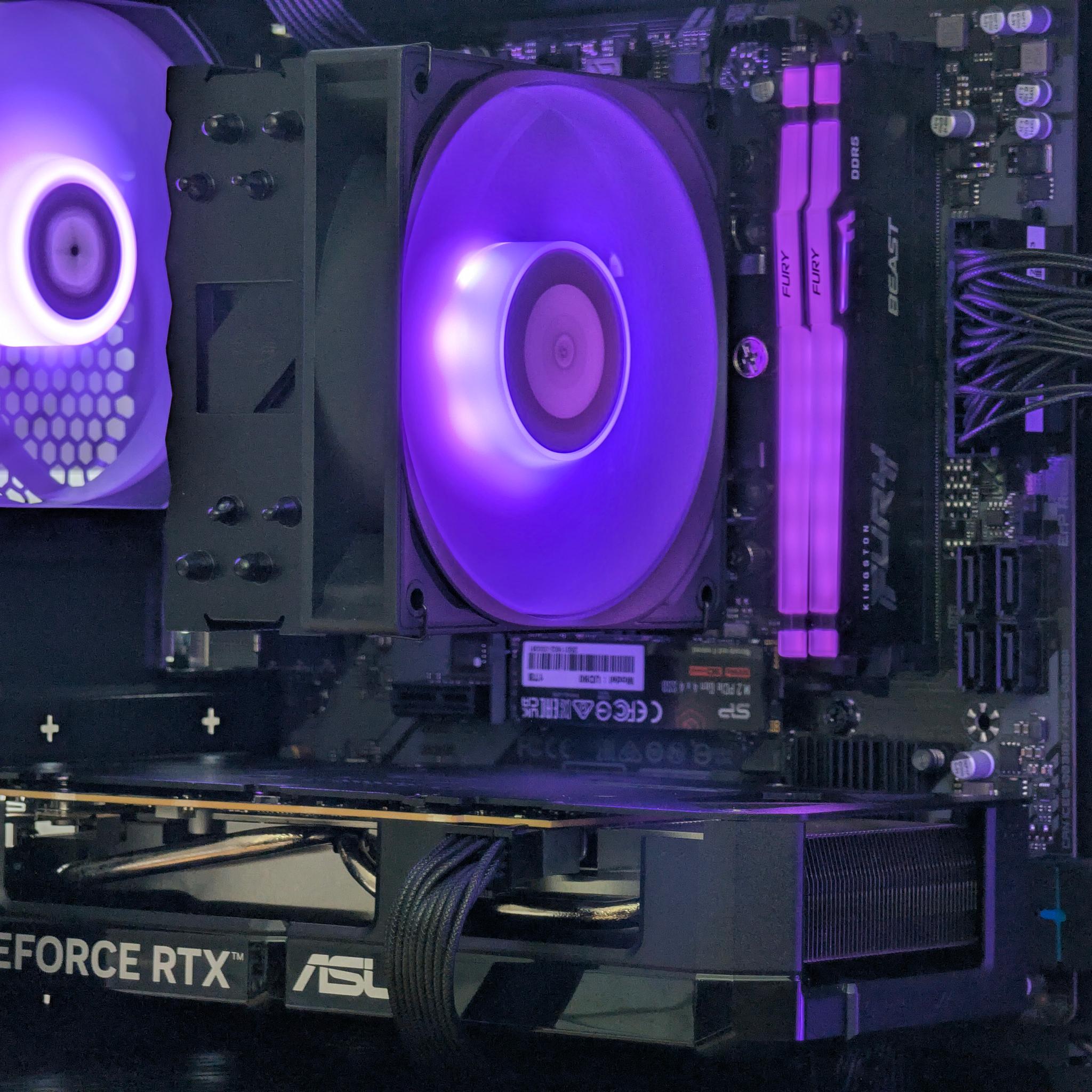 🖤💜Ryzen 5 7600x | RTX 5060 | 1TB SSD | Gaming PC💜🖤