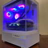 Water Cooled Intel 10 Core White Gaming PC RX 5700xt 8GB 1TB Storage 16GB RAM WIFi WINDOWS 10 Pro