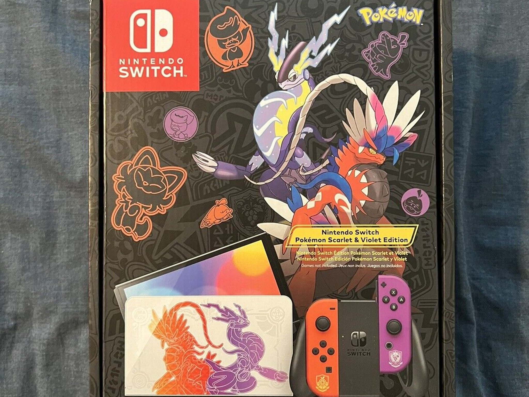 Nintendo Switch (OLED Model) HEG-001 Pokémon Scarlet & Violet Edition - 64GB...