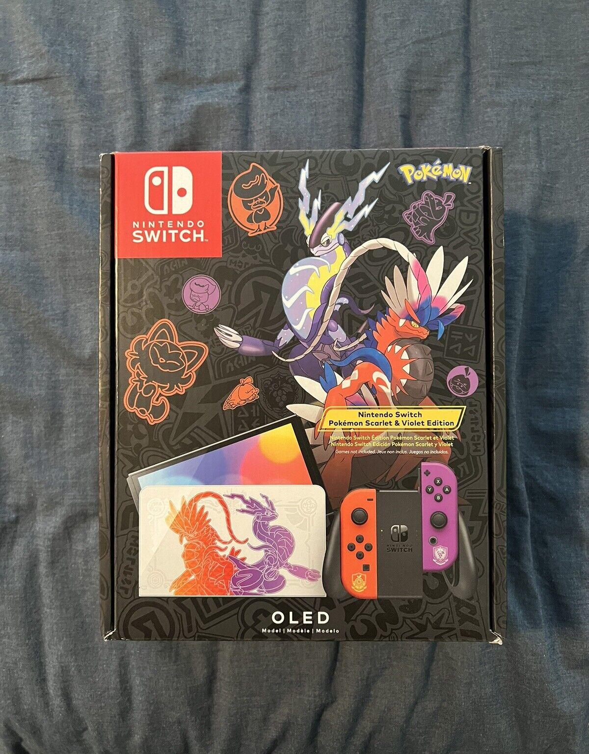 Nintendo Switch (OLED Model) HEG-001 Pokémon Scarlet & Violet Edition - 64GB...