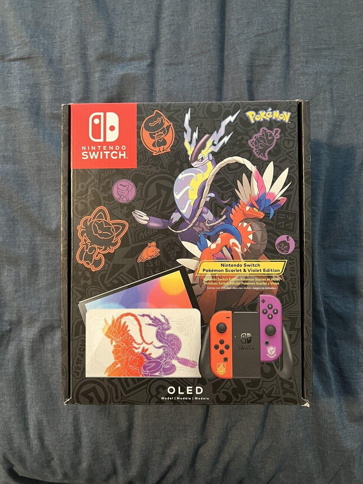 Nintendo Switch (OLED Model) HEG-001 Pokémon Scarlet & Violet Edition - 64GB...