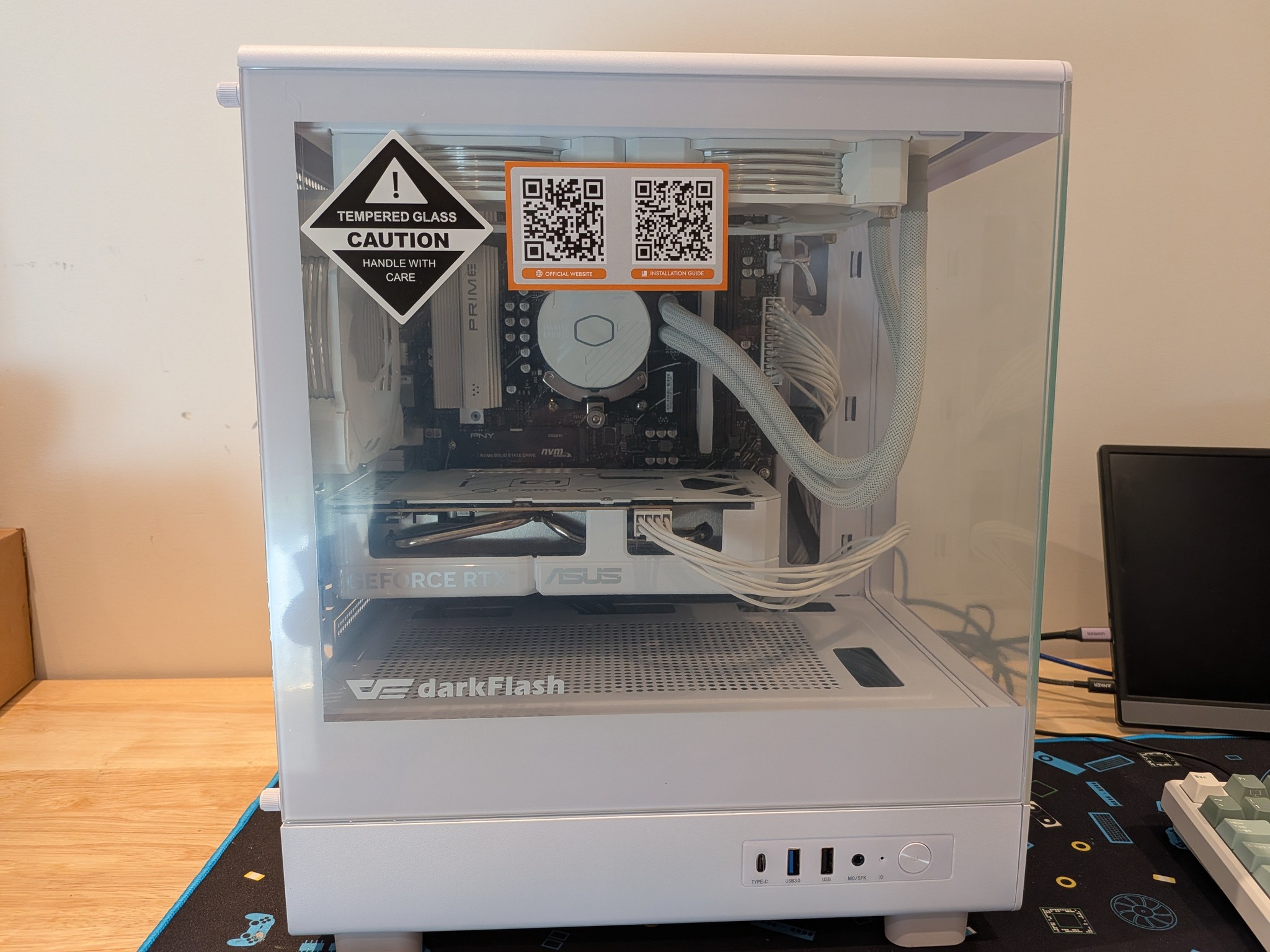 1080p AM5 Starter - RTX 5060, Ryzen 5 7600X, 16 GB DDR5 RAM, 1 TB NVME, RGB, Liquid Cooled