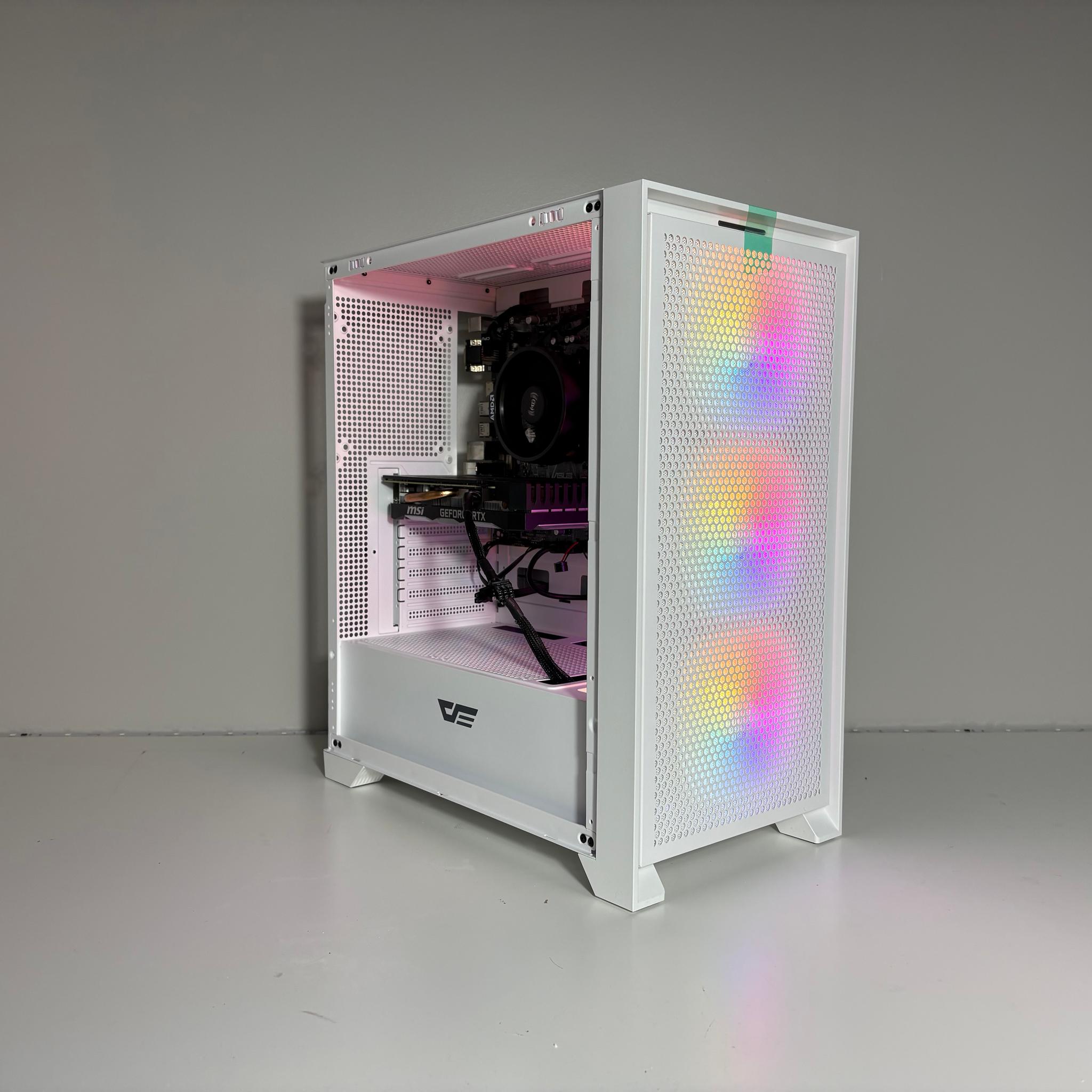 Glacier Valley (V4) Gaming PC - AMD Ryzen 7 1700, RTX 2060, 16GB DDR4, 512GB SSD