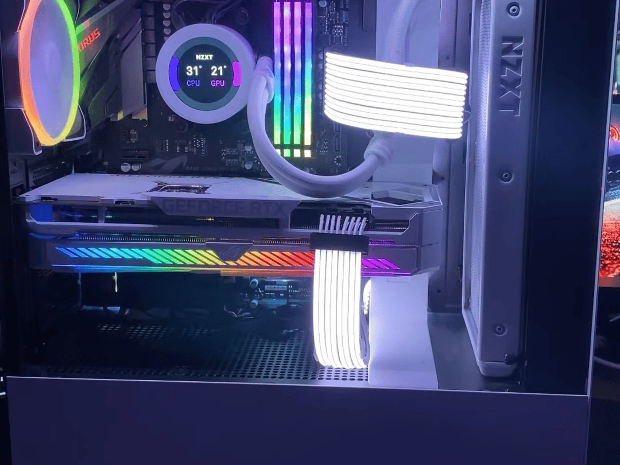 White beauty. 3070 strix and Ryzen 5600x