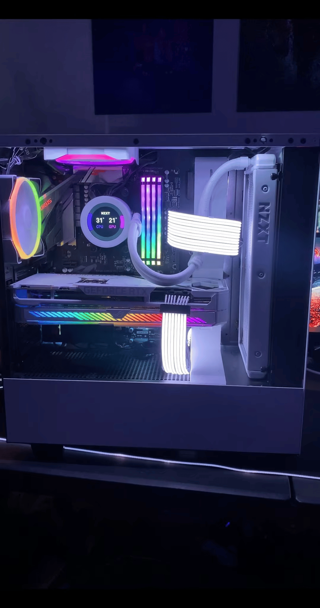 White beauty. 3070 strix and Ryzen 5600x