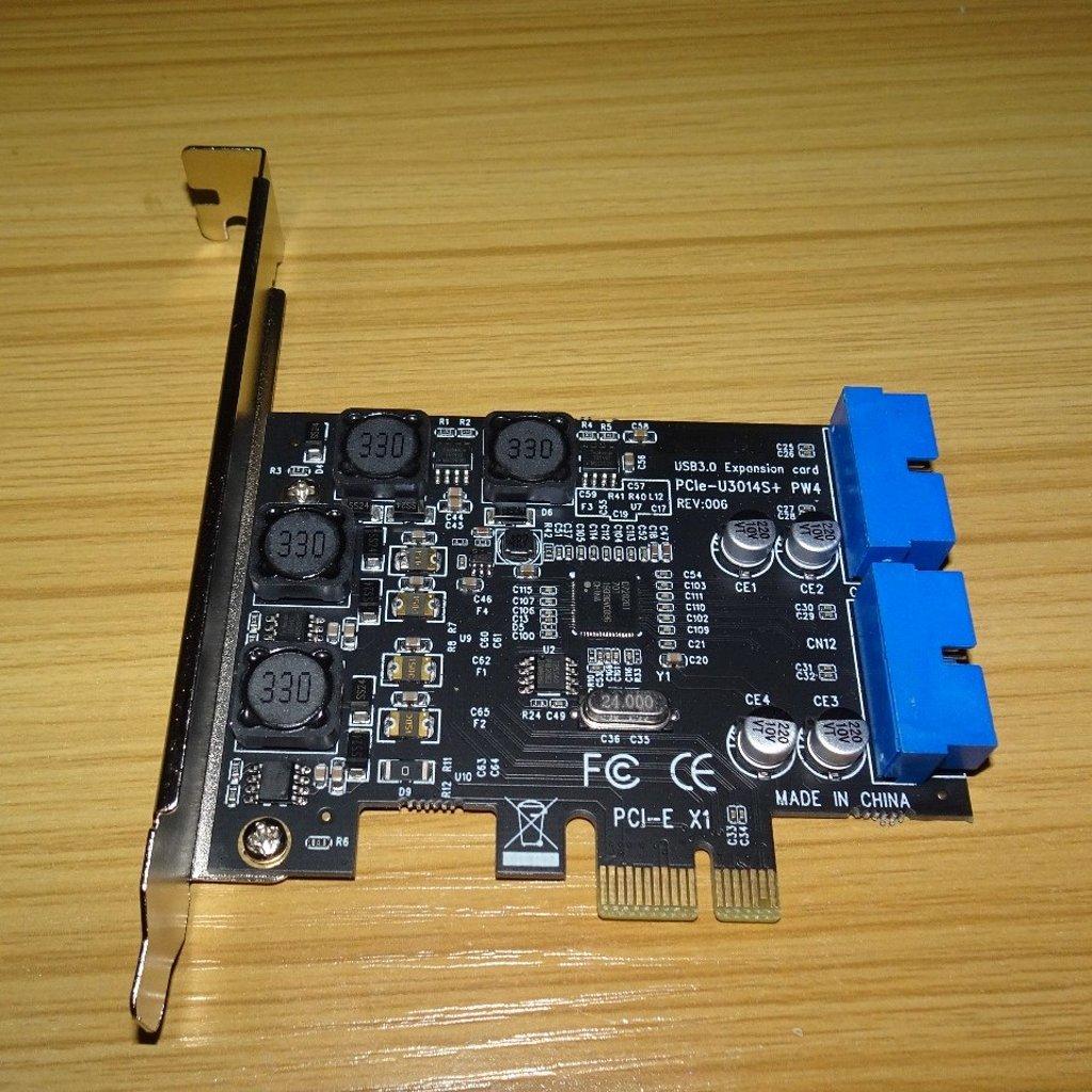 PCIE PCI Express to Dual 20 Pin USB 3.0 PCI-e X1 to 2 ports 19pin USB 3.0 Header