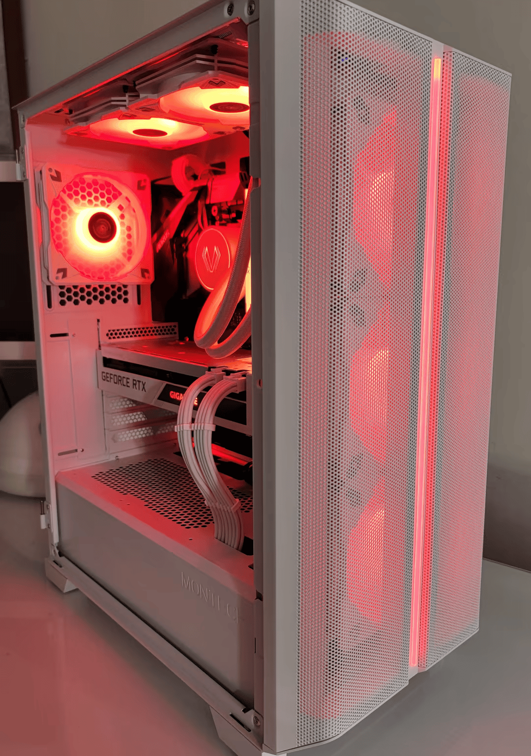 High End White Gaming PC - Ryzen 9 3900x | 32gb DDR4 | RTX 3070 Vision | 1tb NVMe | Water Cooling 