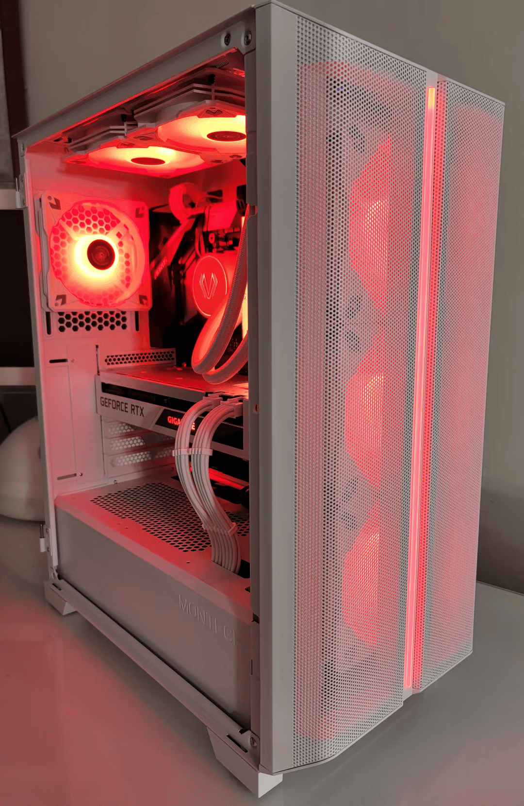 High End White Gaming PC - Ryzen 9 3900x | 32gb DDR4 | RTX 3070 Vision | 1tb NVMe | Water Cooling 
