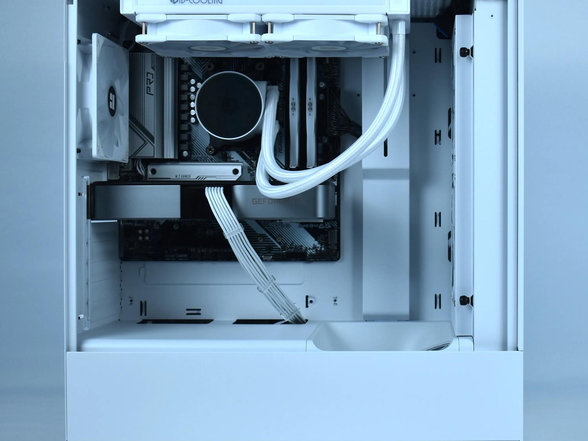 ❄️SNOW❄️ 1440p Custom Gaming & Streaming PC | Ryzen 7600X, NVIDIA RTX 3070, 1TB SSD, 32GB DDR5, WiFi