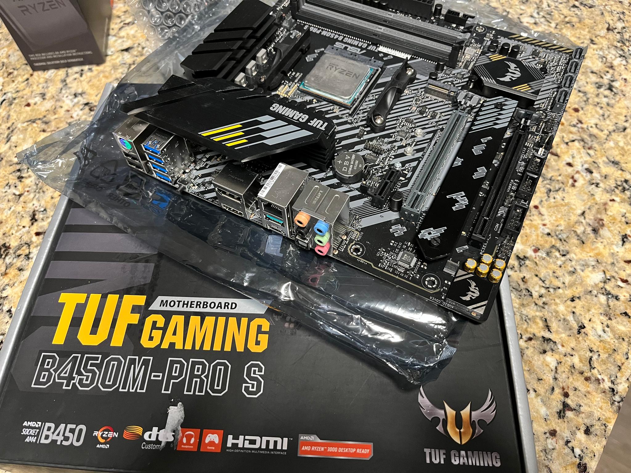 Asus B450M Pro S w/ Ryzen 5 1600AF Combo