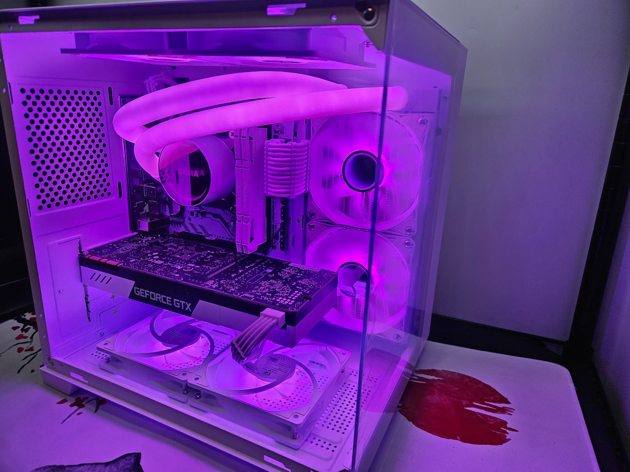 Liquid Cooled Arctic Rig  Ryzen 5 / 32GB DDR4 / 1TB SSD / GTX 1070 TI