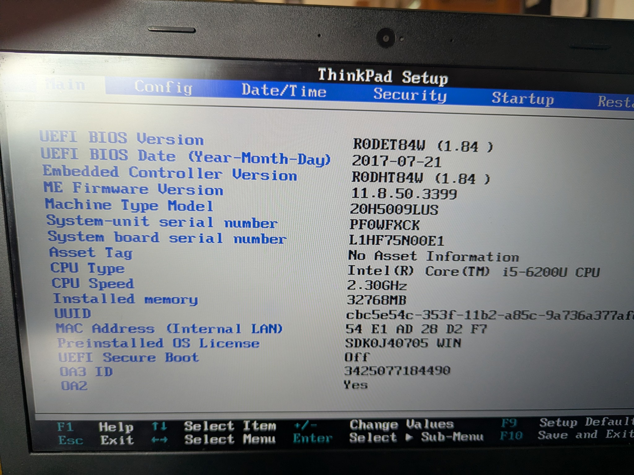 Lenovo Thinkpad E570 6th Gen i5 32gb RAM NO STORAGE NO OS