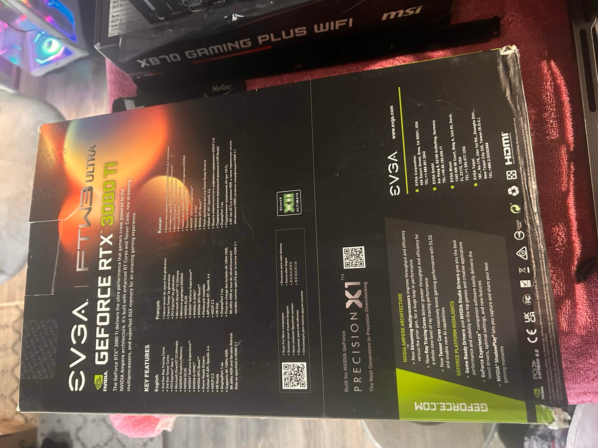 EVGA FTW3 ULTRA GAMING LE iCX3 GeForce RTX 3080 Ti