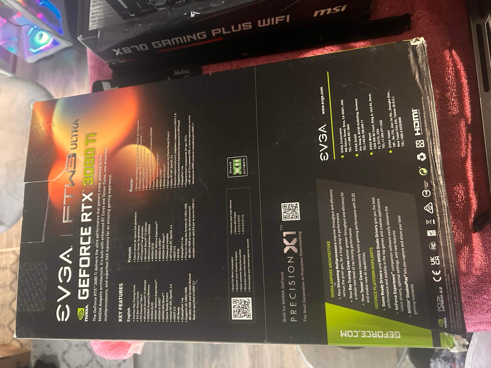 EVGA FTW3 ULTRA GAMING LE iCX3 GeForce RTX 3080 Ti