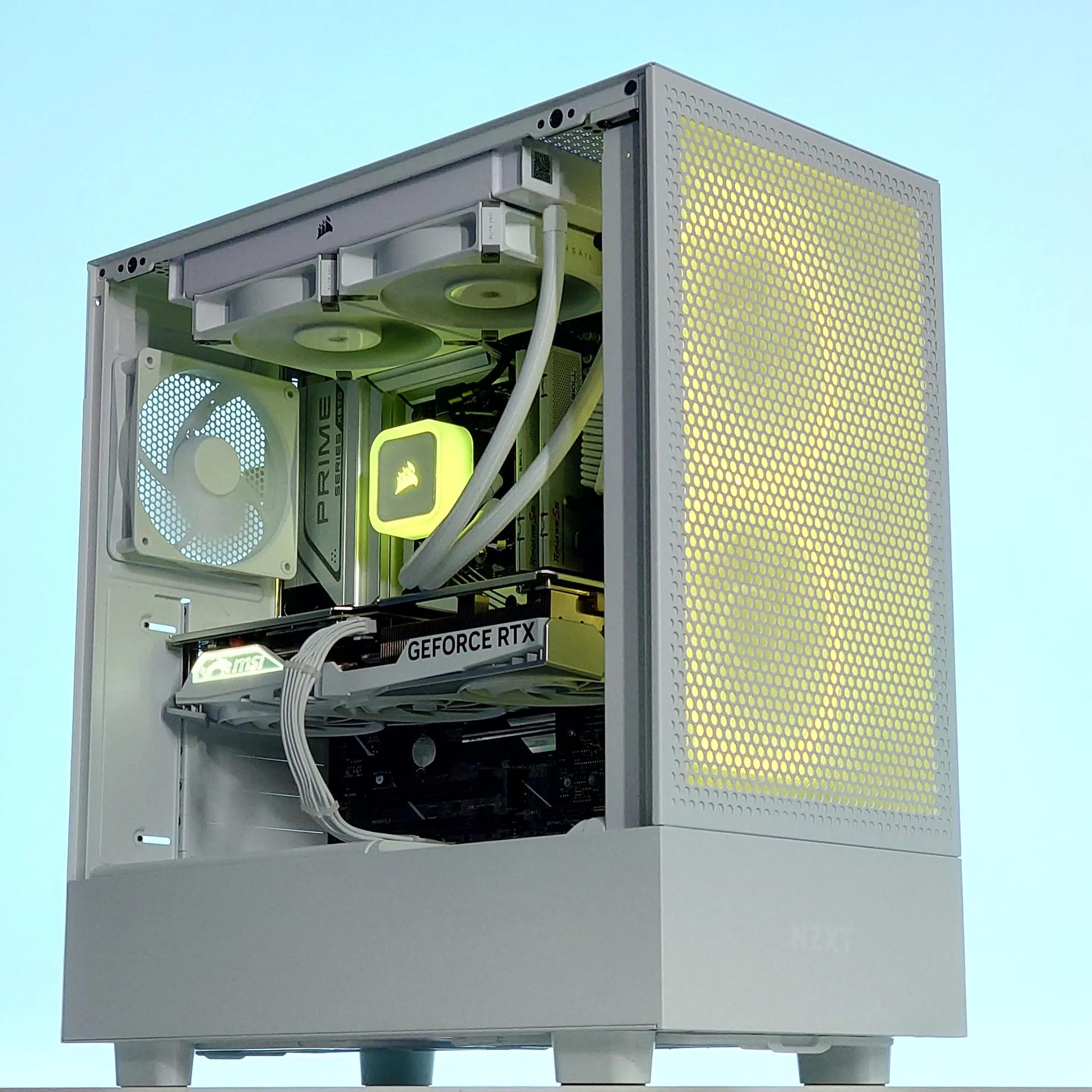 🌬️☃️Extreme Gaming PC❄️Nvidia RTX 4070 Ti 12GB❄️AMD Ryzen 7 7700❄️32GB DDR5❄️1TB NVME