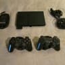 Playstation 2 Ps2 Slim 256gb Drive With Controllers And 80+ Games