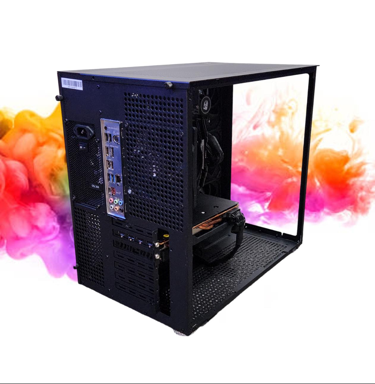 SALE: RX 6700 XT + Ryzen 5 5500 + 32GBs DDR4 RAM + 1TB SSD + 4 Fans ( No RGB Black Gaming PC )
