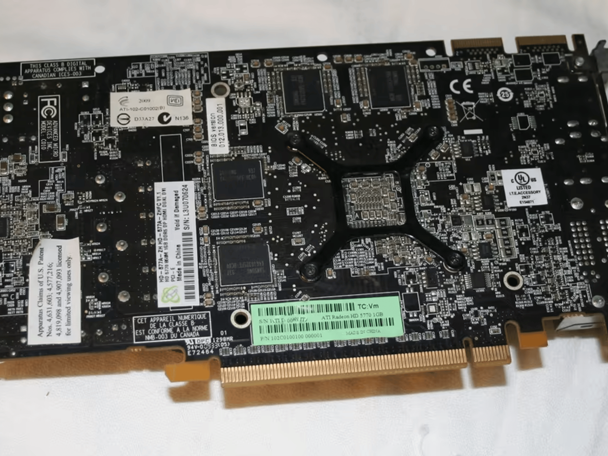 Radeon HD 5770 1GB Video Card! Just cleaned and pasted!