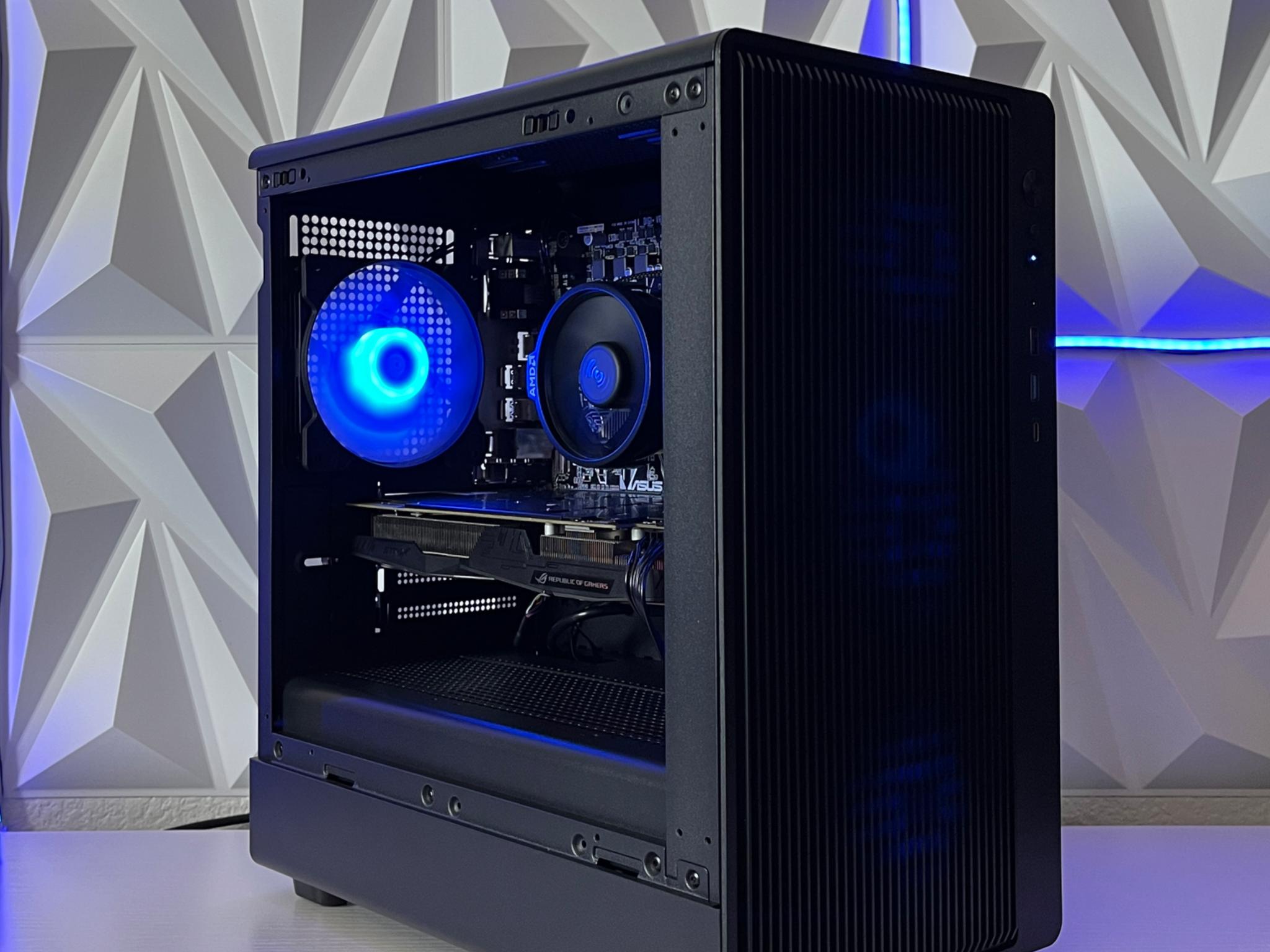 GTX 1060 6GB, Ryzen 5 2600, 16GB RAM | Black RGB Gaming Computer/PC