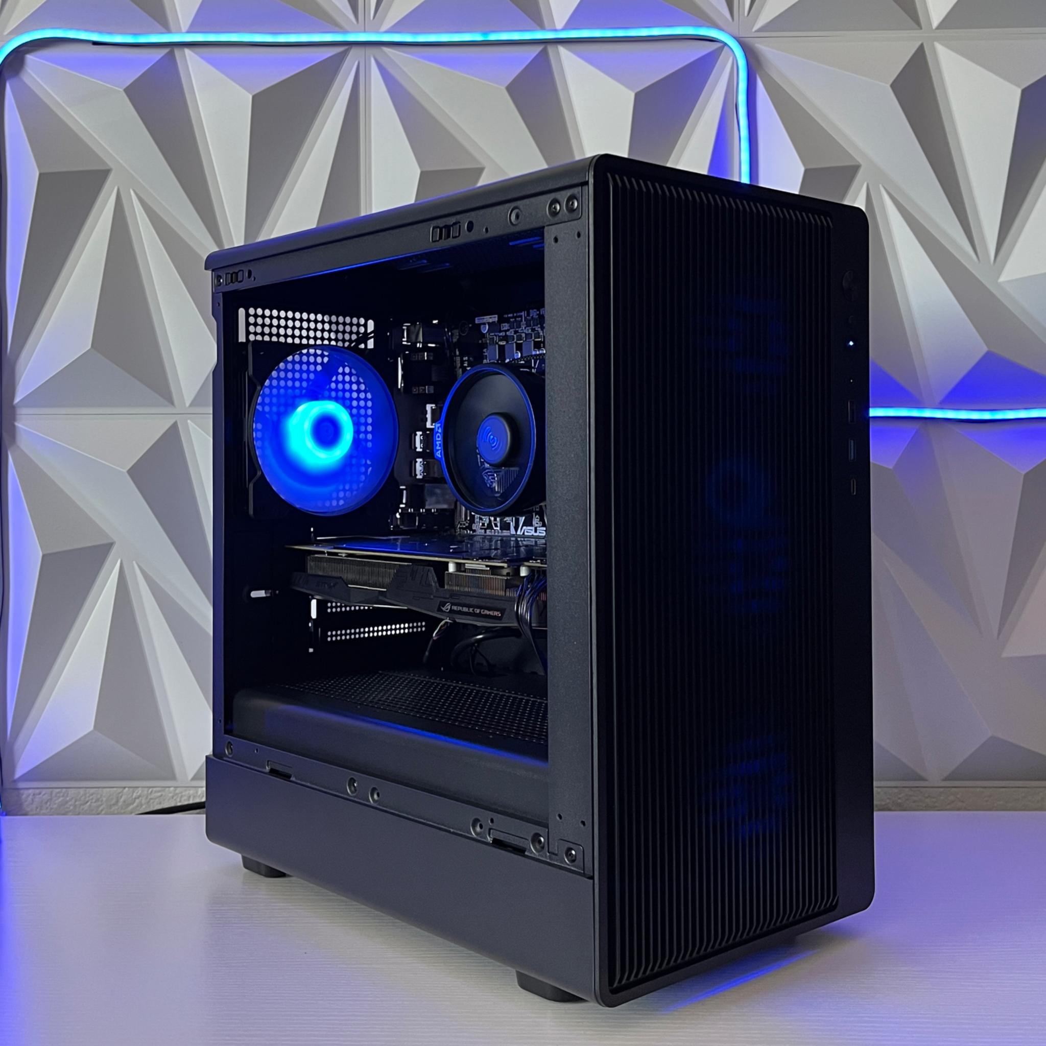 GTX 1060 6GB, Ryzen 5 2600, 16GB RAM | Black RGB Gaming Computer/PC