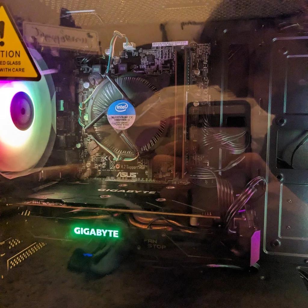 Gaming PC - RGB, Win11, WiFi, i5 6th Gen, 16GB RAM, 480GB SSD, RX 570 4GB GREAT STARTER SYSTEM