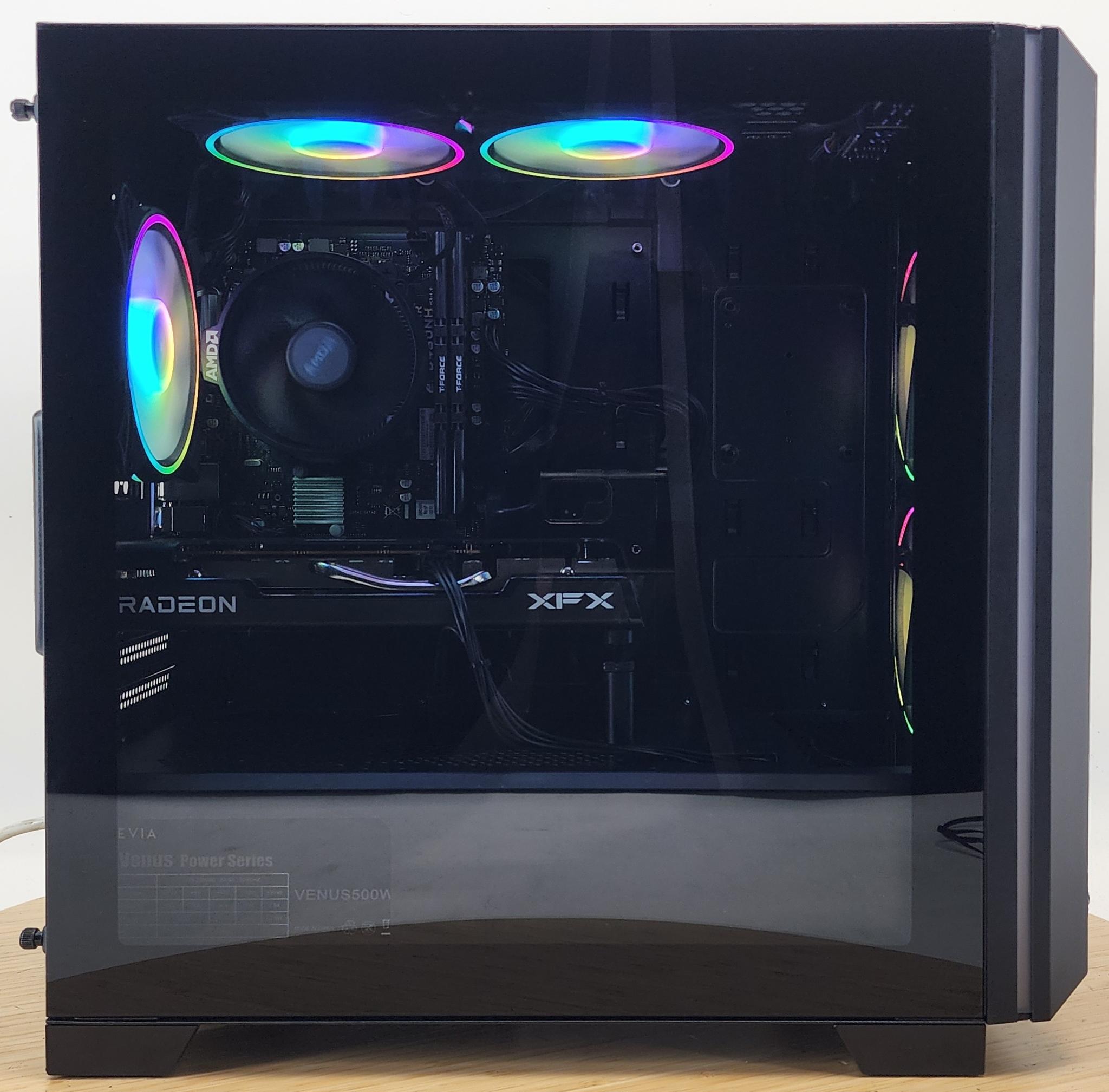 Gaming PC Ryzen 5 5600G 16GB RAM 1TB SSD RX 6500 XT 4GB Windows 11 Computer