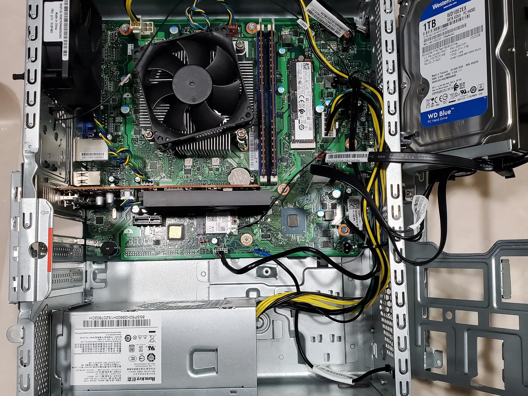 Lenovo IdeaCentre 5: Intel Core i3-10100, AMD Radeon RX 6400, 16GB RAM, 512GB SSD, 1TB HDD, W11P