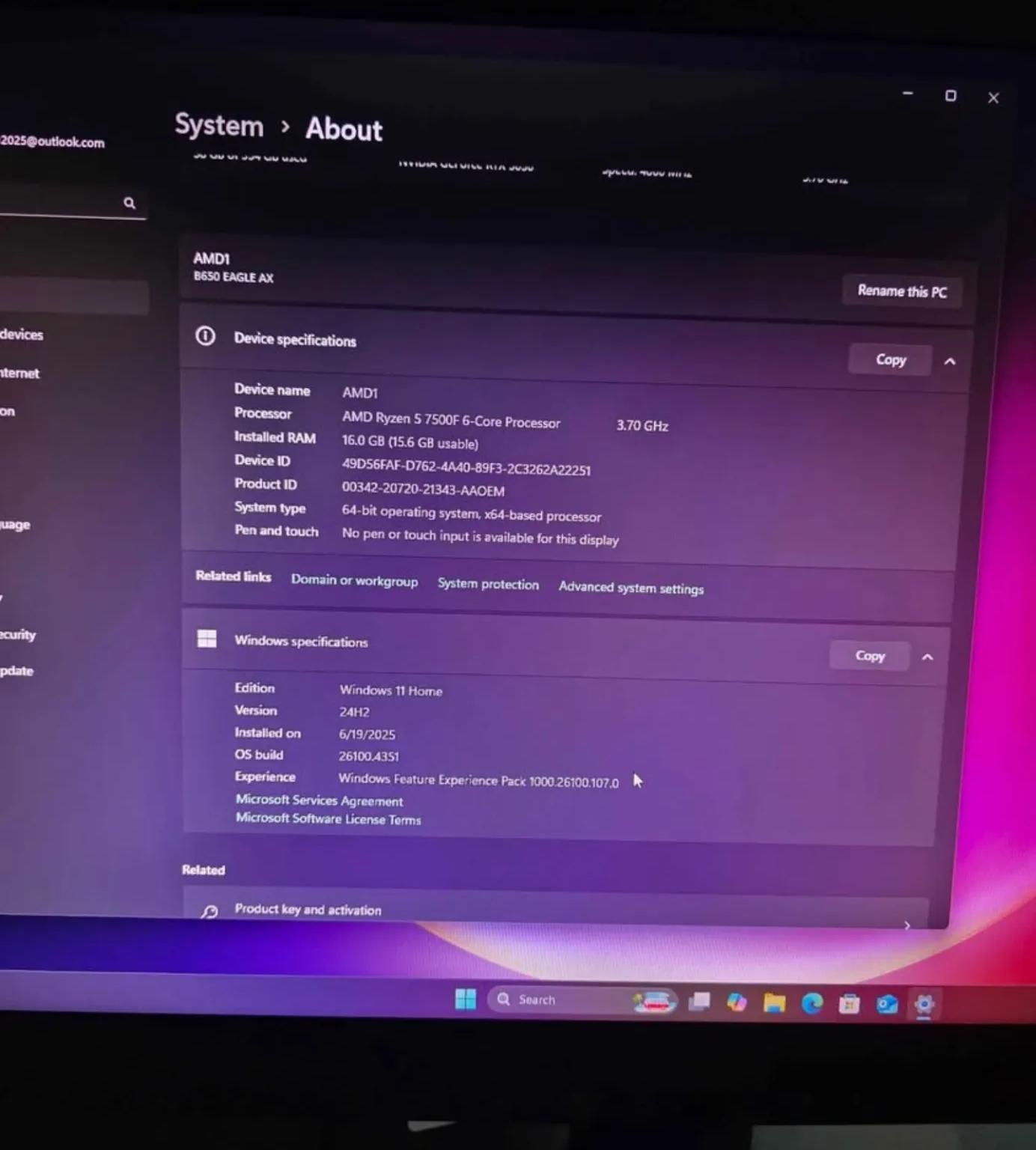 Custom AMD Build / no gpu
