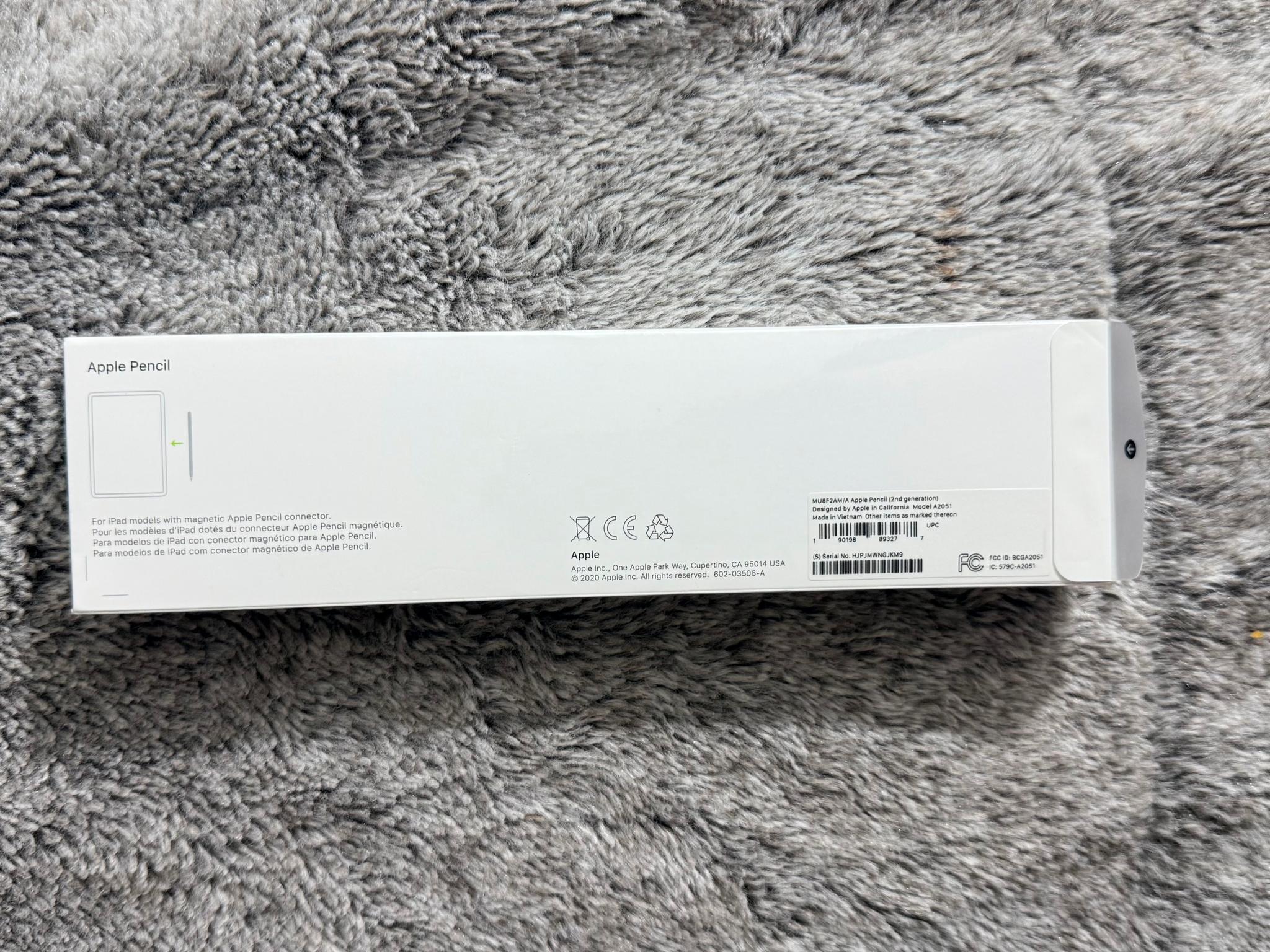 Apple Pencil 2nd Generation for iPad Pro MU8F2AM/A with Wireless Charging