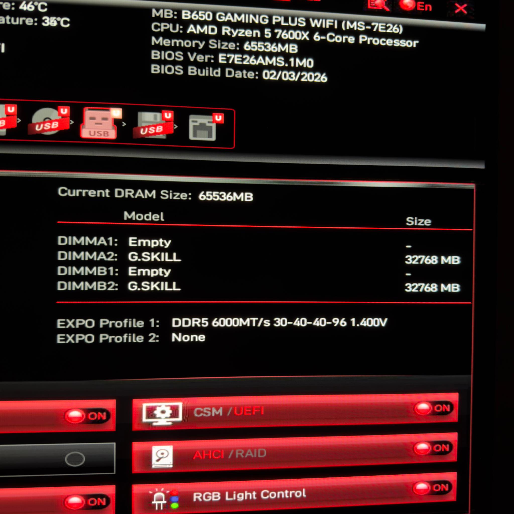 DDR5 RAM 64GB