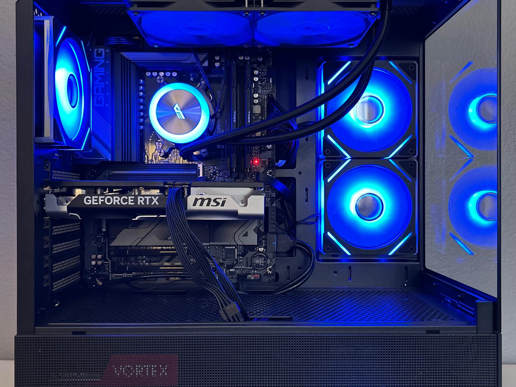 🖤 Obsidian Black Gaming Rig | GeForce RTX 5060 Ti | Ryzen 7 7700x