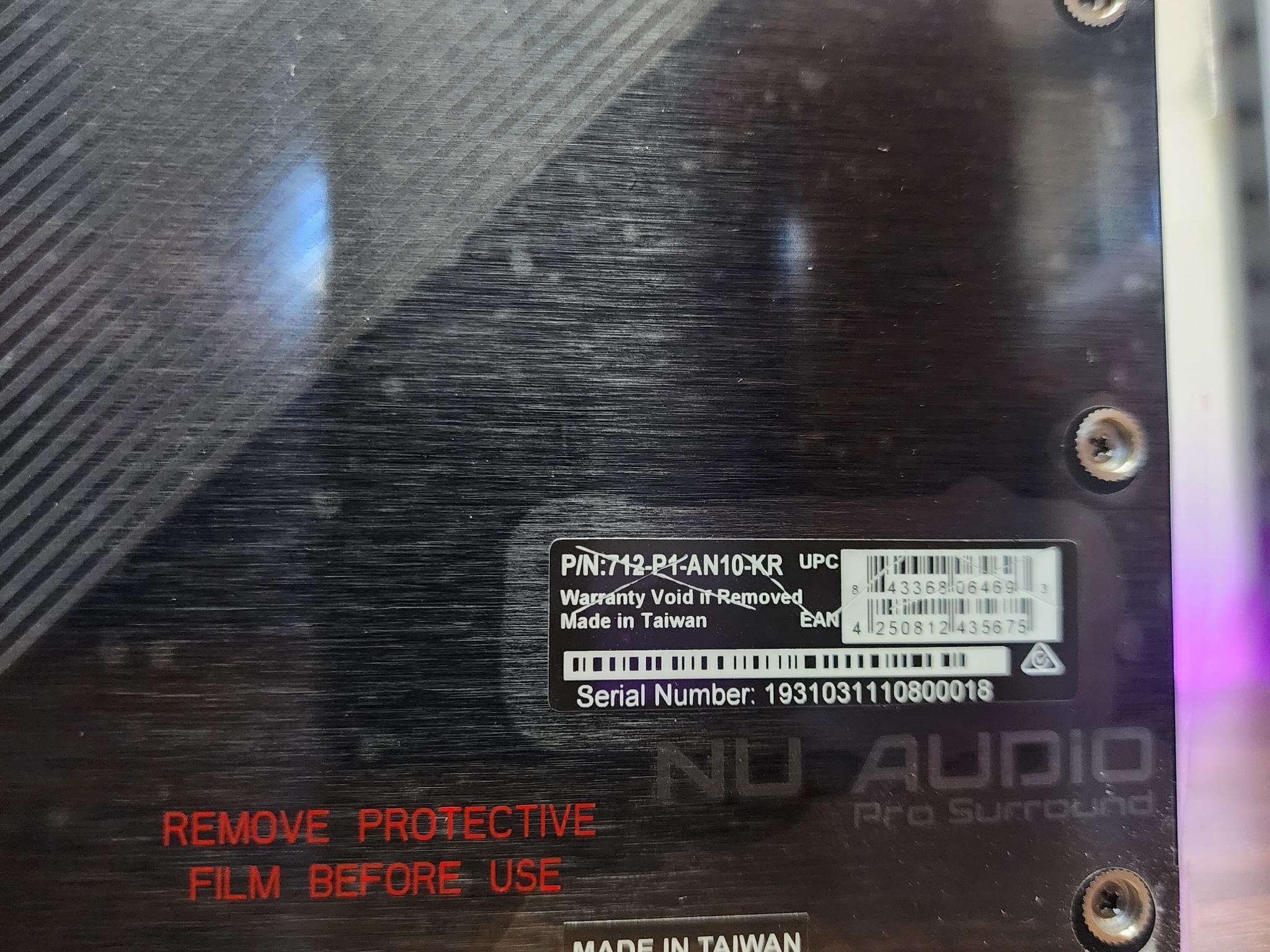 EVGA NU Audio Pro Surround Node Daughterboard