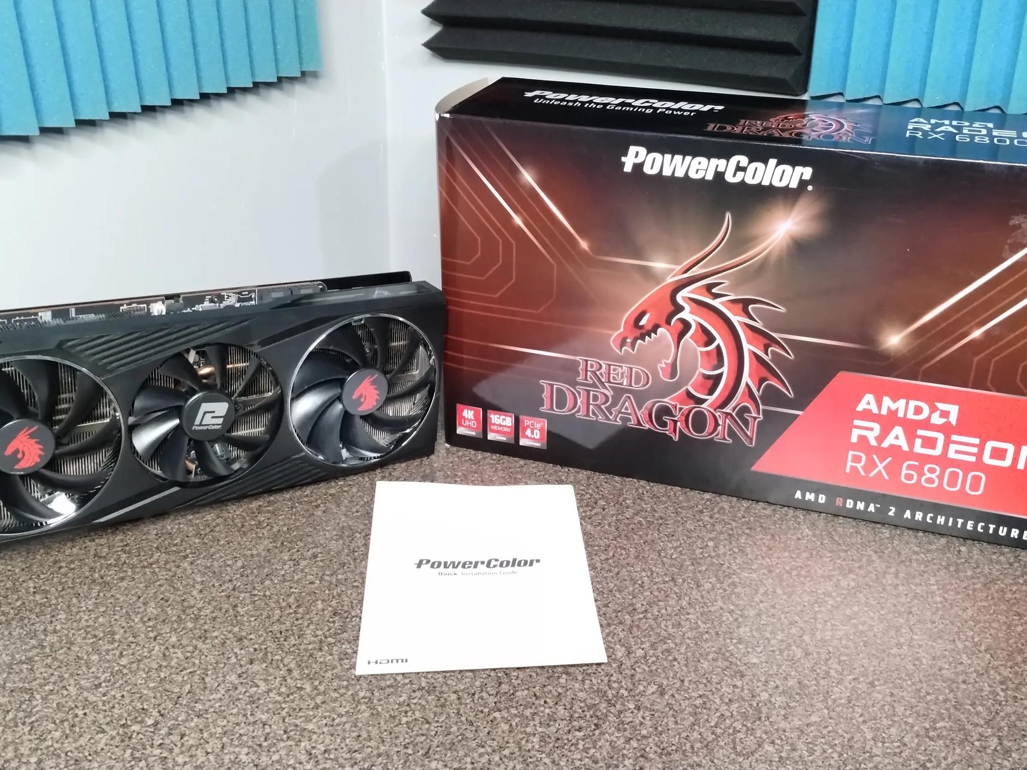 PowerColor RX 6800 Red Dragon edition 16GB Complete In Box
