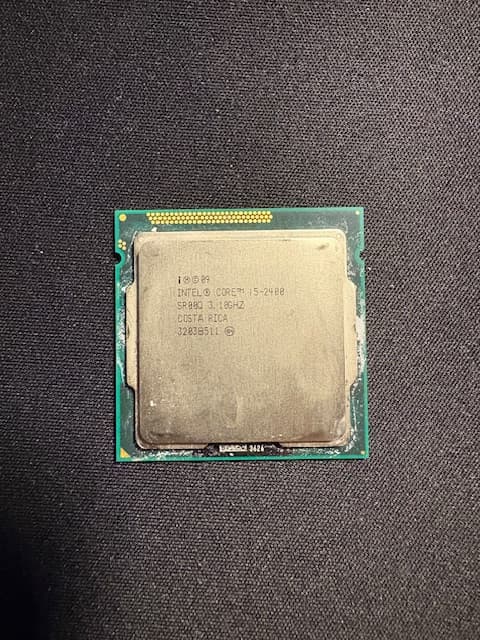 Intel i5 2400 | Base 3.10 GHz | Max 3.40 GHz | 6 MB Cache | With Cooler