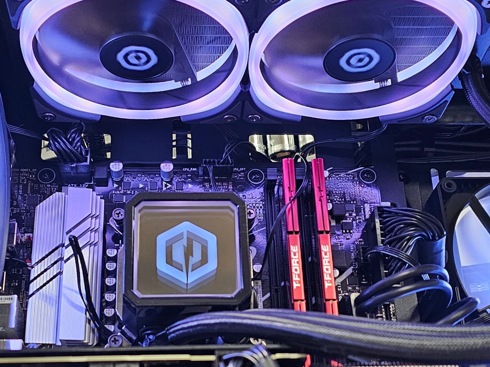 240mm AIO RGB LGA1700 Cyberpower Liquid CPU Cooler