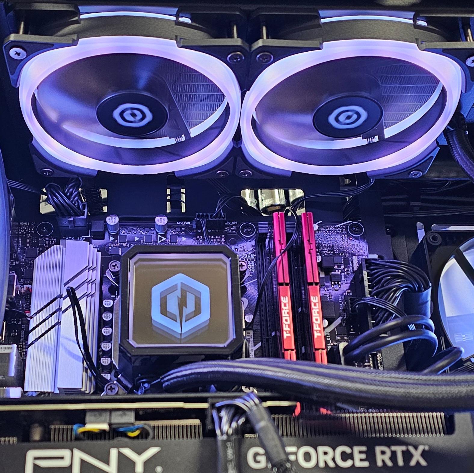 240mm AIO RGB LGA1700 Cyberpower Liquid CPU Cooler