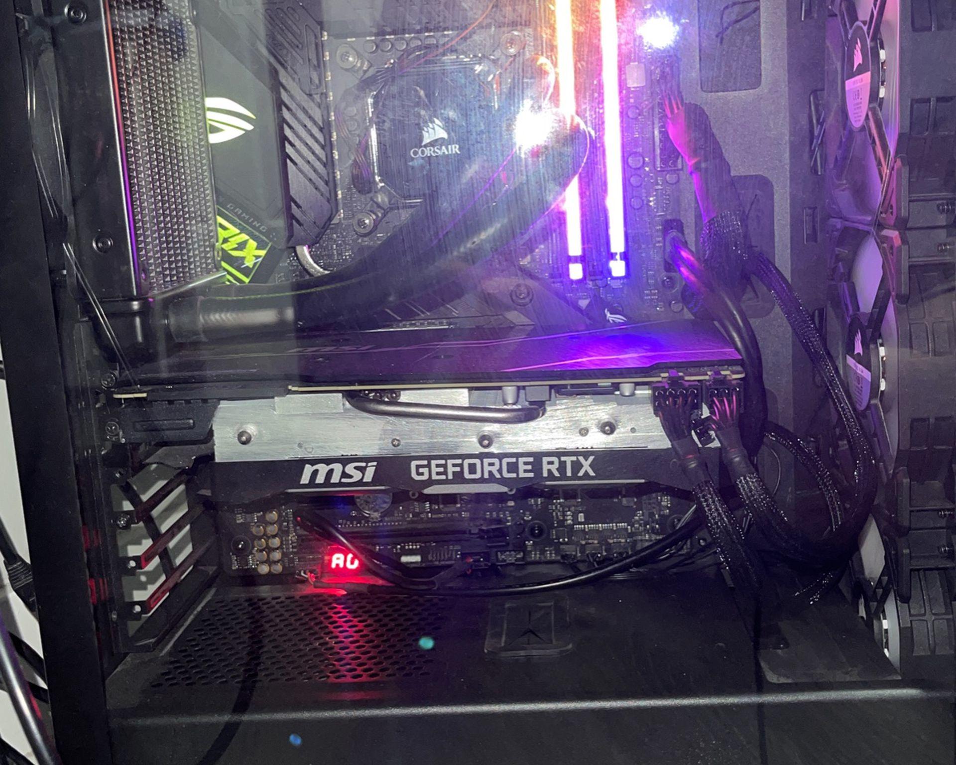 i7-10700, ROG STRIX z490-E Gaming, 32 GB DDR4 Corsair Vengeance, 1 TB Samsung 970 SSD, 2080 Super